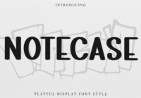 Notecase Font - Featured Image