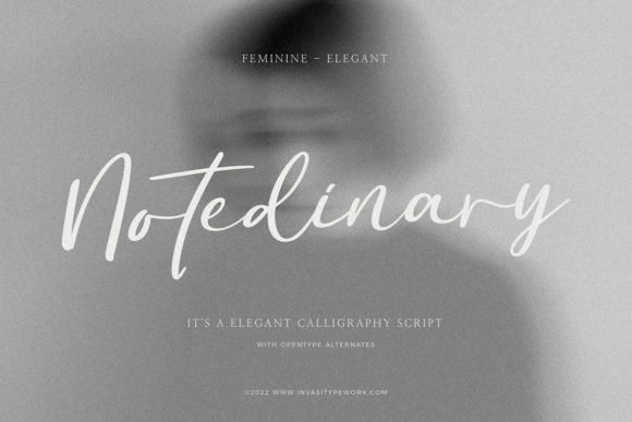 Notedinary Font - Featured Image