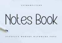 Notes Book Font - Featured Image