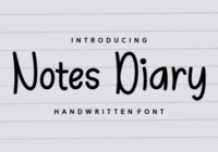 Notes Diary Font - Featured Image