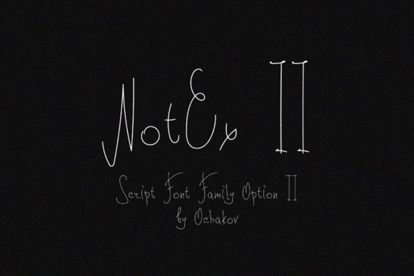 Notex Ii Font - Featured Image