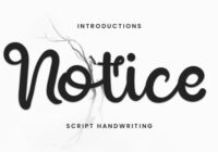 Notice Font - Featured Image