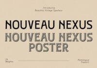 Nouveau Nexus Font - Featured Image