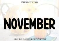 November Font - Featured Image