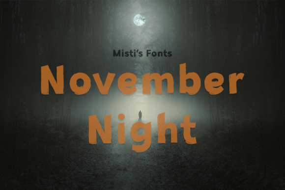 November Night Font - Featured Image