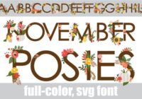 November Posies Font - Featured Image