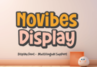 Novibes Display Font - Featured Image