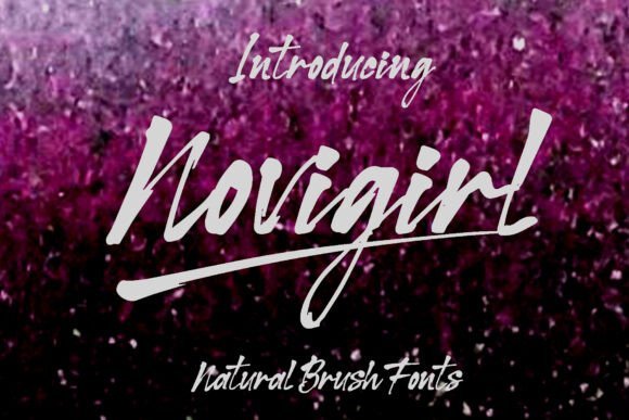 Novigirl Brush Font - Featured Image