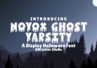 Novox Ghost Varsity Font - Featured Image