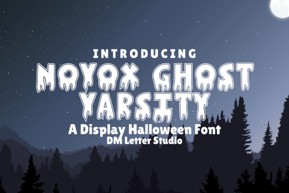 Novox Ghost Varsity Font - Featured Image