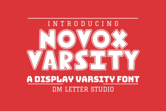 Novox Varsity Font - Featured Image