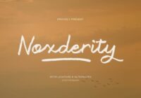 Noxderity Font - Featured Image