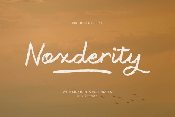 Noxderity Font - Featured Image
