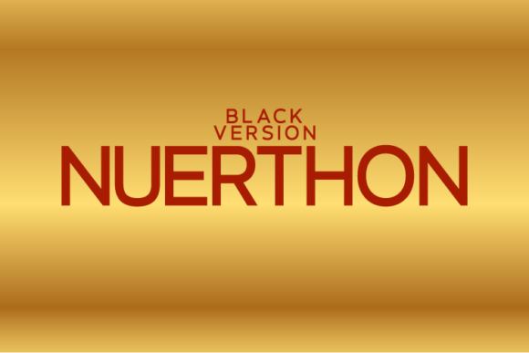 Nuerthon Black Font - Featured Image