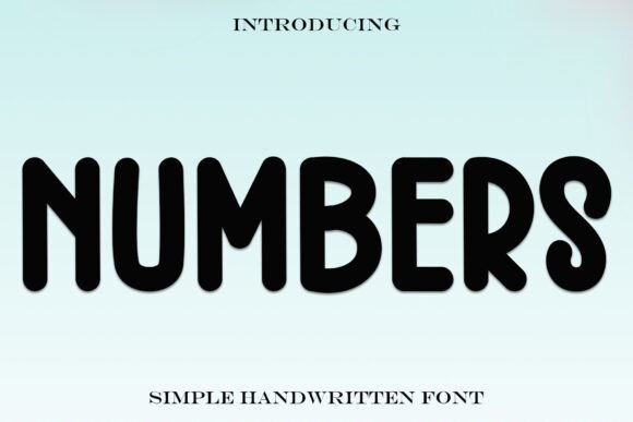 Numbers Font - Featured Image