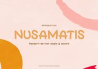 Nusamatis Font - Featured Image