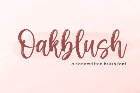 Oakblush Font - Featured Image