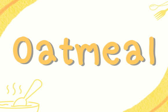Oatmeal Font - Featured Image