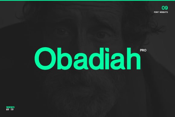 Obadiah Pro Font - Featured Image