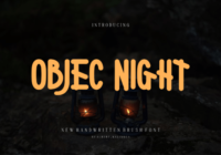 Objec Night Font - Featured Image