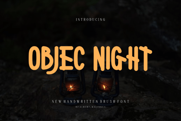 Objec Night Font - Featured Image
