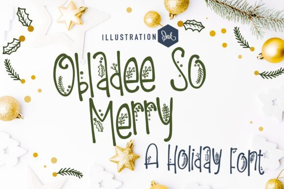 Obladee so Merry Font - Featured Image