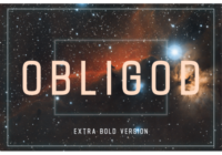 Obligod Extra Bold Font - Featured Image