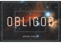 Obligod Medium Font - Featured Image