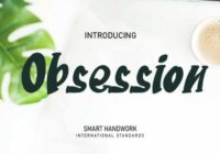 Obsession Font - Featured Image