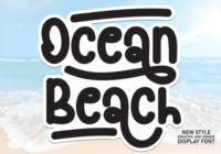 Ocean Beach Font - Featured Image