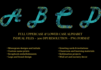 Ocean Stone Script Alphabet Font - Featured Image
