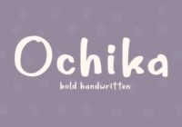 Ochika Font - Featured Image