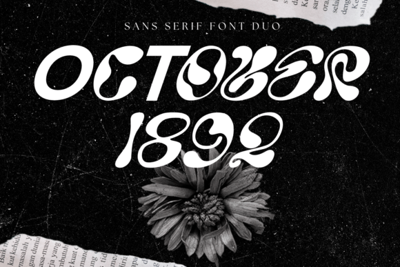 October 1892 Font - Featured Image