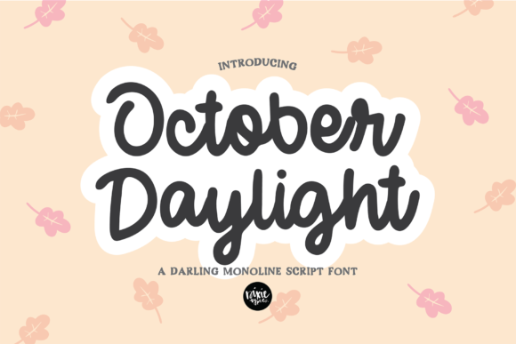 October Daylight Font - Featured Image