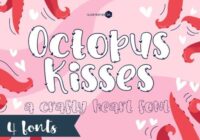 Octopus Kisses Font - Featured Image
