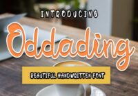 Oddading Font - Featured Image