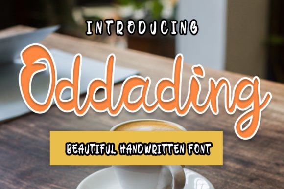 Oddading Font - Featured Image