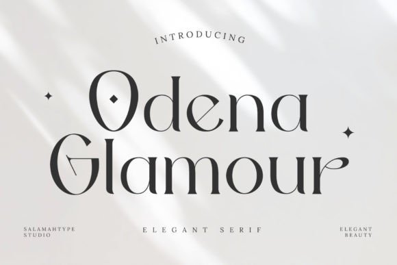 Odena Glamour Font - Featured Image