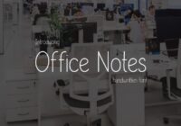 Office Notes Font - Featured Image