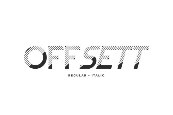 Offsett Font - Featured Image