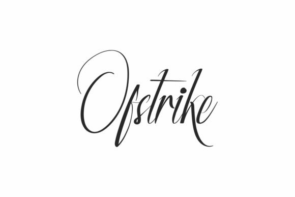 Ofstrike Font - Featured Image