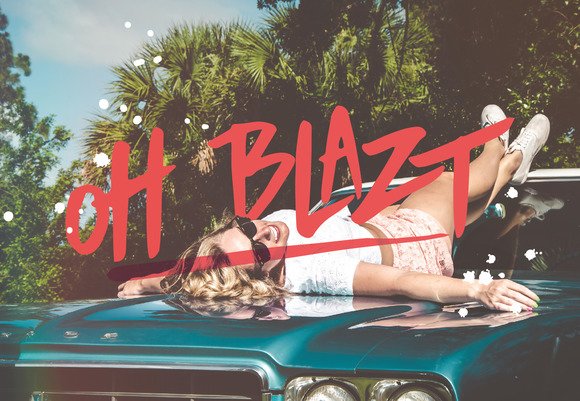 Oh Blazt Font - Featured Image