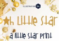 Oh Little Star Font - Featured Image