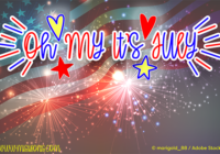 Oh My It's July Font - Featured Image