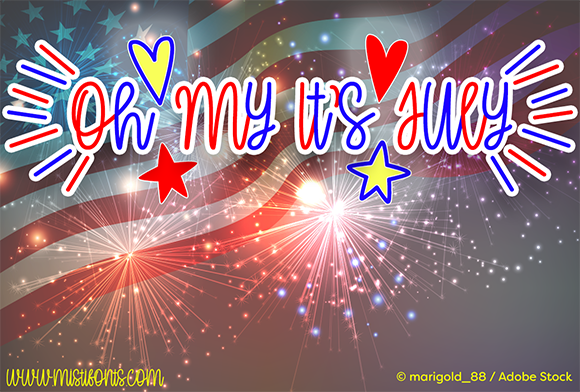 Oh My It's July Font - Featured Image
