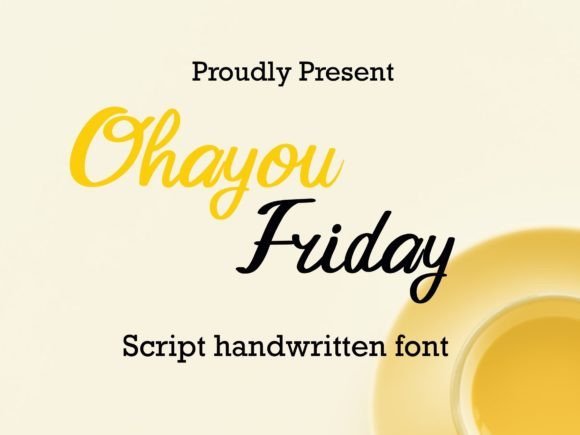 Ohayou Friday Font - Featured Image