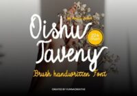 Oishu Taveny Font - Featured Image