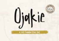 Ojakie Font - Featured Image