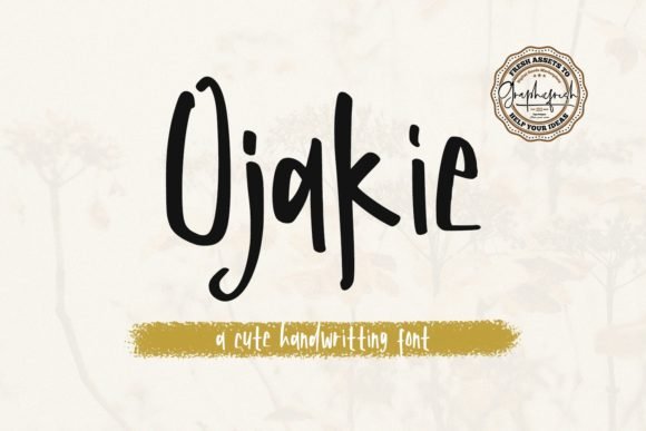 Ojakie Font - Featured Image