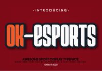 Ok-Esports Font - Featured Image